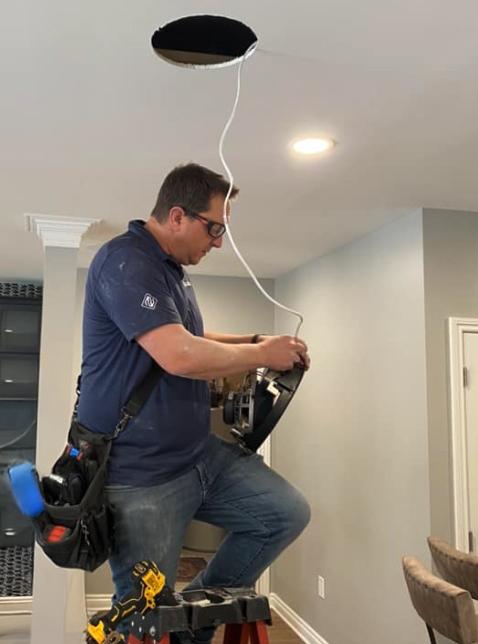 wired speaker install av metro detroit