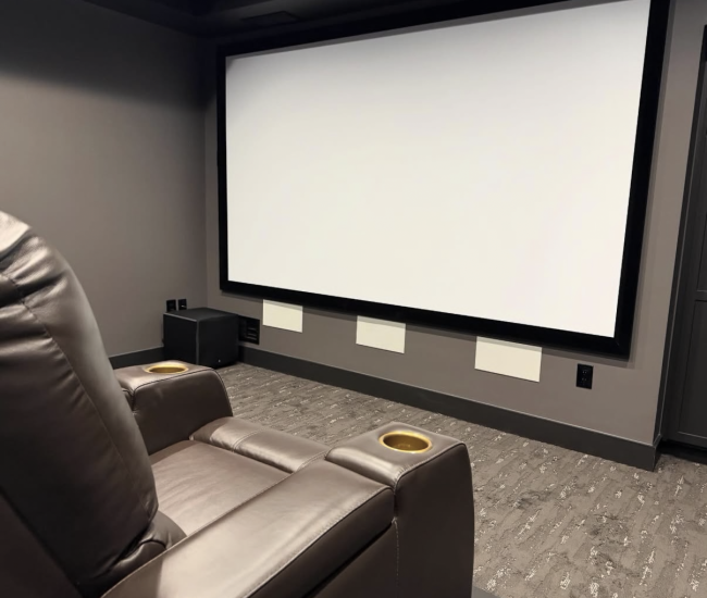 Home theater room